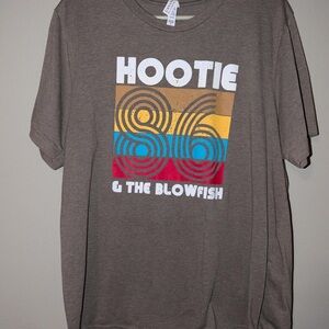Vintage hootie and the blowfish Bella Canvas Olive Green T-Shirt size large